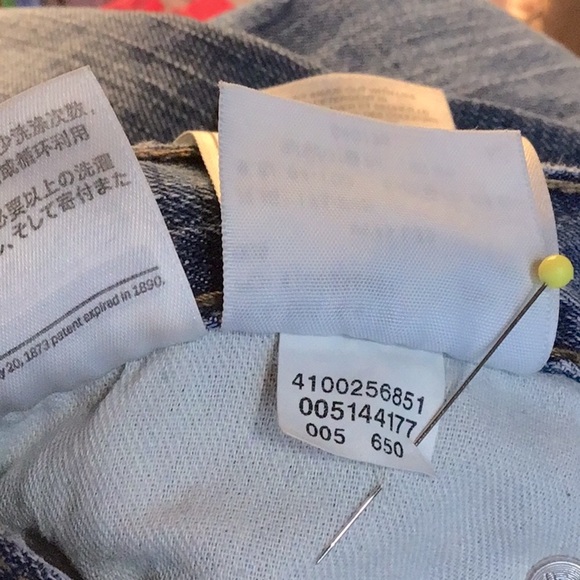 Men’s Levi’s 514 Straight Leg 💯% Cotton 5 Pocket Zip Front - Picture 8 of 11